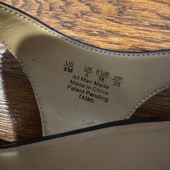 Naturalizer Taimi Slingback Evening Sandals – Navy | Women’s Size 8 Formal Shoe - Picture 9 of 10